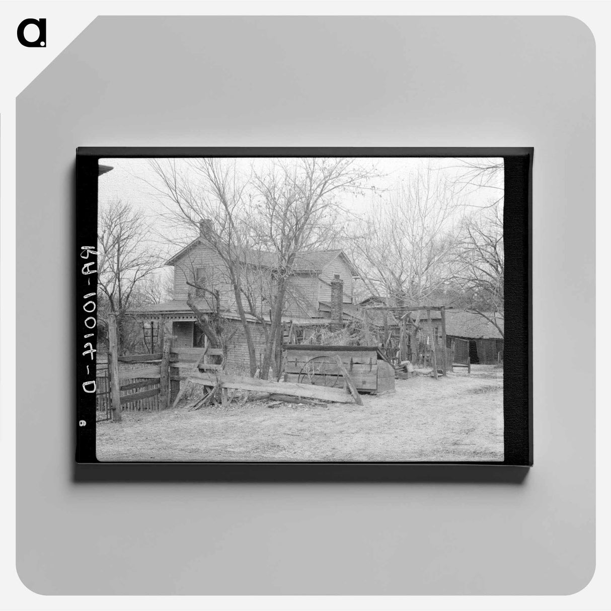 アートパネル-Clearcreek Farmyard
 - ラッセル リー Canvas.
