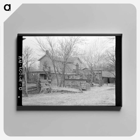 アートパネル-Clearcreek Farmyard
 - ラッセル リー Canvas.