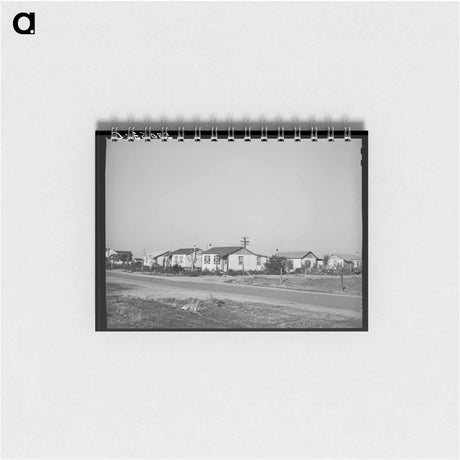 アートメモ帳-Earlimart Houses
 - ラッセル リー Memo.