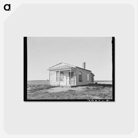 アートポストカード-Abandoned House Near Ambrose
 - ラッセル リー Postcard.