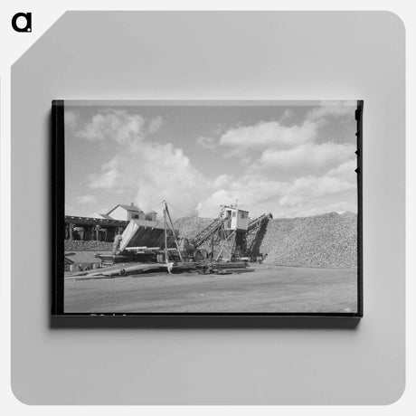 アートパネル-Beet Unloading and Piling Machine
 - ラッセル リー Canvas.