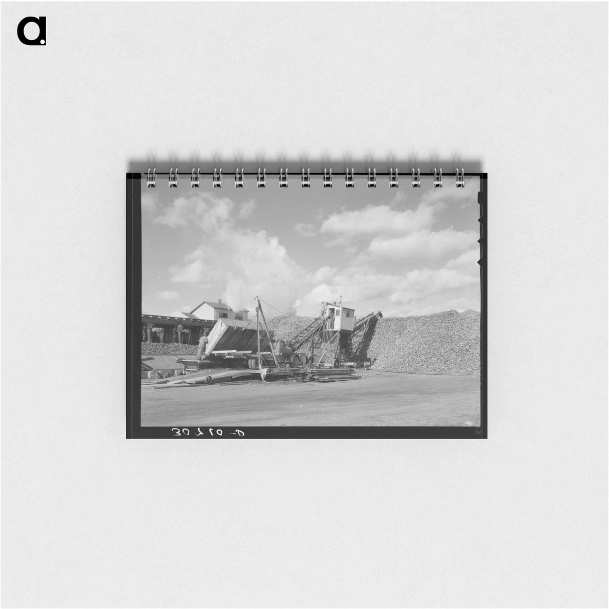 アートメモ帳-Beet Unloading and Piling Machine
 - ラッセル リー Memo.