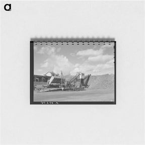 アートメモ帳-Beet Unloading and Piling Machine
 - ラッセル リー Memo.