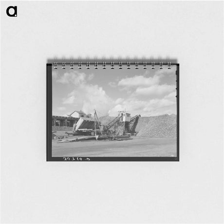 アートメモ帳-Beet Unloading and Piling Machine
 - ラッセル リー Memo.