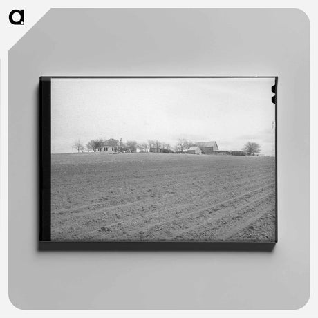 アートパネル-Plowed Land, Williamson County
 - ラッセル リー Canvas.