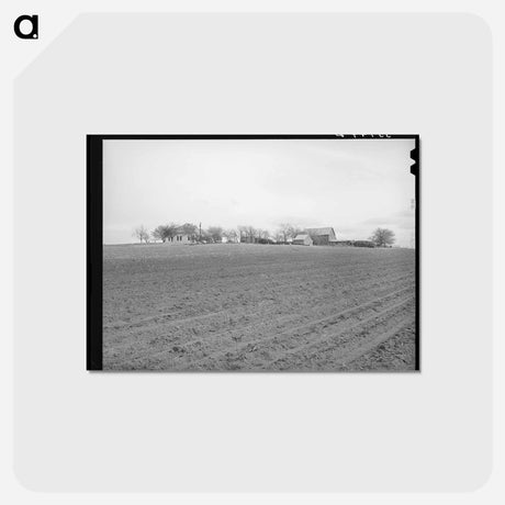 アートポストカード-Plowed Land, Williamson County
 - ラッセル リー Postcard.