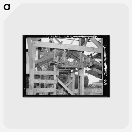 アートポストカード-Conveyors at Vinery
 - ラッセル リー Postcard.