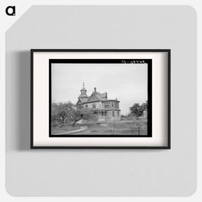 アートポスター-Mansion, Comanche, Texas
 - ラッセル リー Poster.