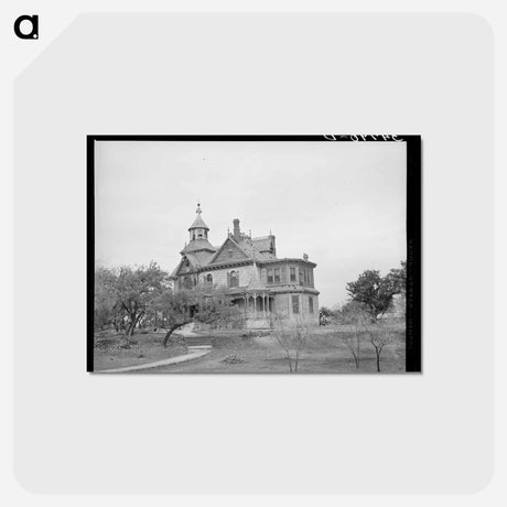 アートポストカード-Mansion, Comanche, Texas
 - ラッセル リー Postcard.