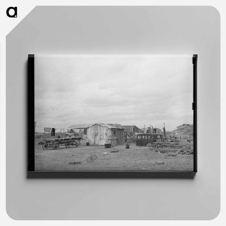 アートパネル-Mexican Housing, Robstown
 - ラッセル リー Canvas.