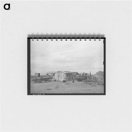 アートメモ帳-Mexican Housing, Robstown
 - ラッセル リー Memo.