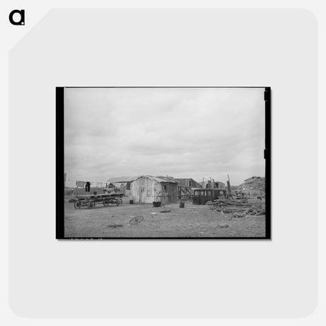 アートポストカード-Mexican Housing, Robstown
 - ラッセル リー Postcard.