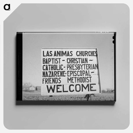 アートパネル-Las Animas City Limits
 - ラッセル リー Canvas.