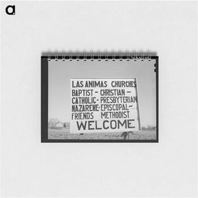 アートメモ帳-Las Animas City Limits
 - ラッセル リー Memo.