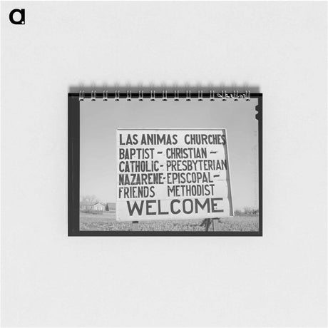 アートメモ帳-Las Animas City Limits
 - ラッセル リー Memo.