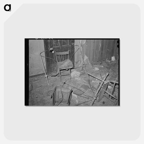 アートポストカード-Abandoned Farmhouse Interior
 - ラッセル リー Postcard.