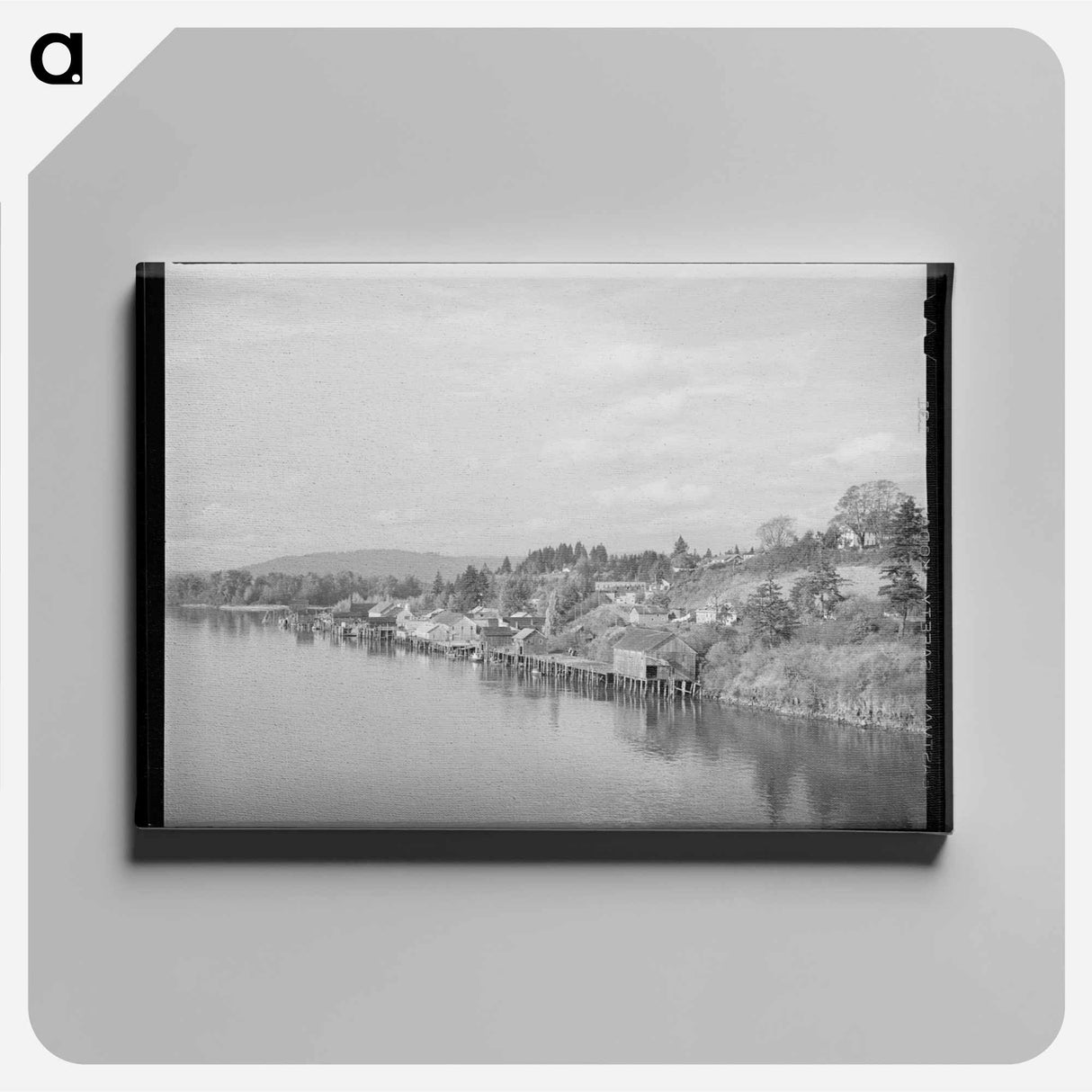 アートパネル-Waterfront, Cathlamet, Washington
 - ラッセル リー Canvas.
