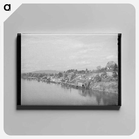 アートパネル-Waterfront, Cathlamet, Washington
 - ラッセル リー Canvas.