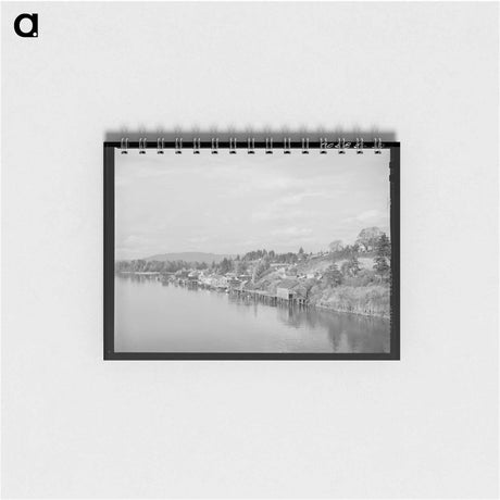 アートメモ帳-Waterfront, Cathlamet, Washington
 - ラッセル リー Memo.