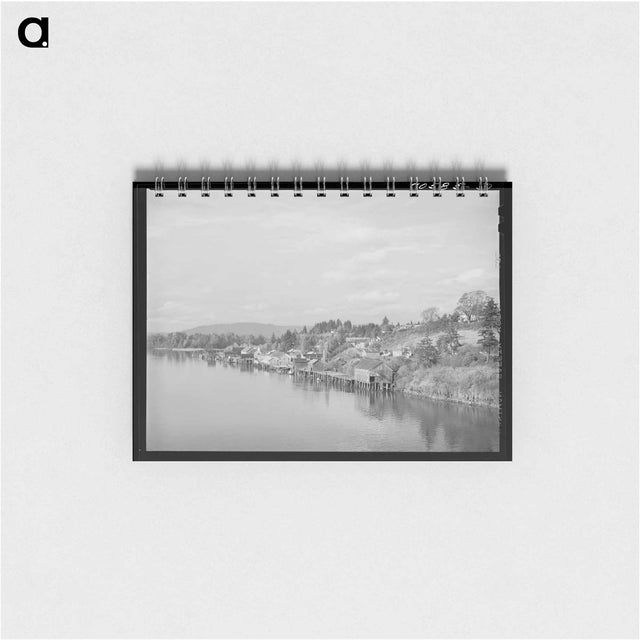 アートメモ帳-Waterfront, Cathlamet, Washington
 - ラッセル リー Memo.