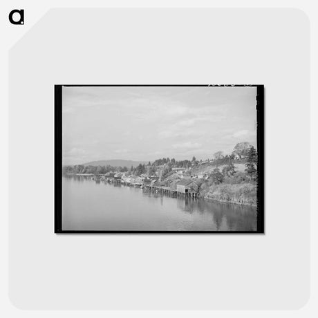 アートポストカード-Waterfront, Cathlamet, Washington
 - ラッセル リー Postcard.