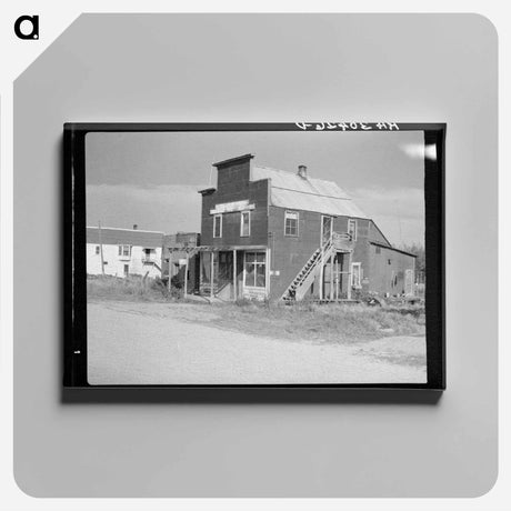 アートパネル-Old General Store, Funkley, Minnesota
 - ラッセル リー Canvas.