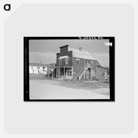 アートポストカード-Old General Store, Funkley, Minnesota
 - ラッセル リー Postcard.
