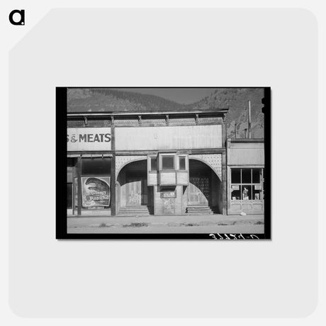 アートポストカード-Abandoned Theater Entrance
 - ラッセル リー Postcard.