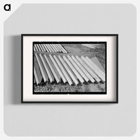 アートポスター-Feed Storage Gable Ends
 - ラッセル リー Poster.
