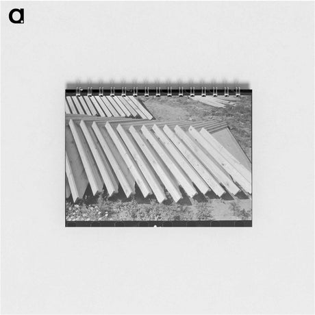 アートメモ帳-Feed Storage Gable Ends
 - ラッセル リー Memo.