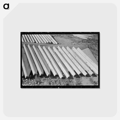 アートポストカード-Feed Storage Gable Ends
 - ラッセル リー Postcard.