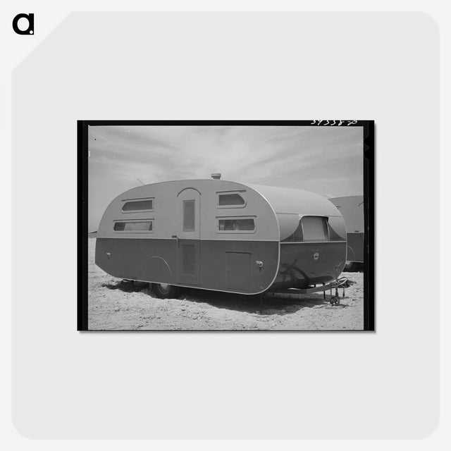 アートポストカード-FSA Camp Trailers
 - ラッセル リー Postcard.