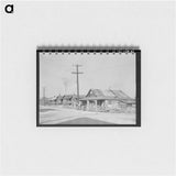 アートメモ帳-Sub Housing, Laurel, Mississippi
 - ラッセル リー Memo.