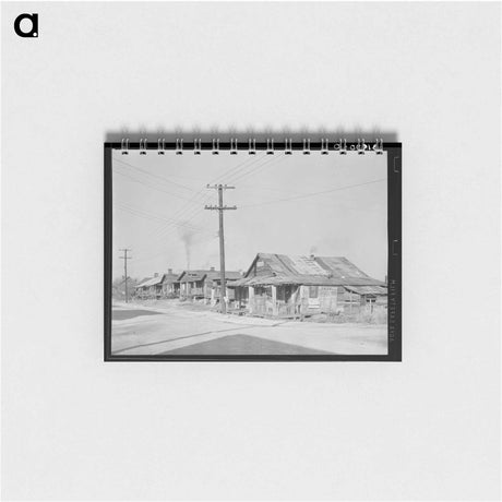 アートメモ帳-Sub Housing, Laurel, Mississippi
 - ラッセル リー Memo.