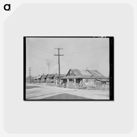 アートポストカード-Sub Housing, Laurel, Mississippi
 - ラッセル リー Postcard.