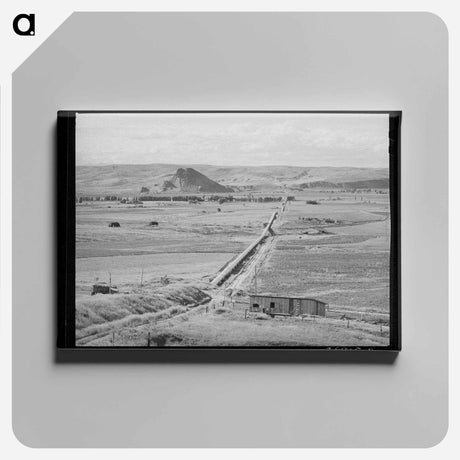 アートパネル-Owyhee River Irrigation
 - ラッセル リー Canvas.