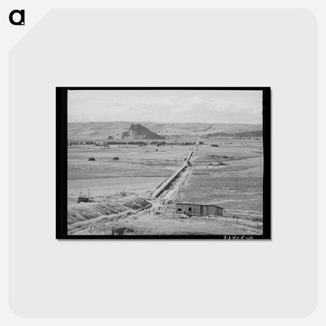 アートポストカード-Owyhee River Irrigation
 - ラッセル リー Postcard.