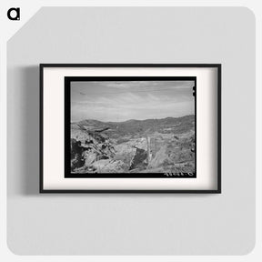 アートポスター-Shasta Dam Under Construction
 - ラッセル リー Poster.