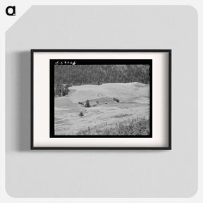 アートポスター-Farmstead, Idaho County
 - ラッセル リー Poster.