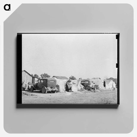 アートパネル-Migrant Camp, Weslaco
 - ラッセル リー Canvas.