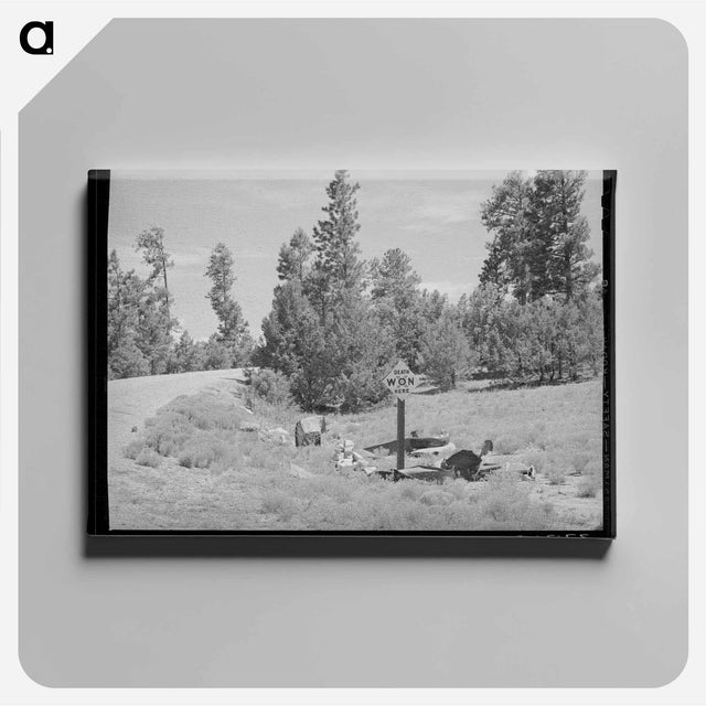 アートパネル-Highway Accident Marker
 - ラッセル リー Canvas.