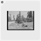 アートポストカード-Highway Accident Marker
 - ラッセル リー Postcard.