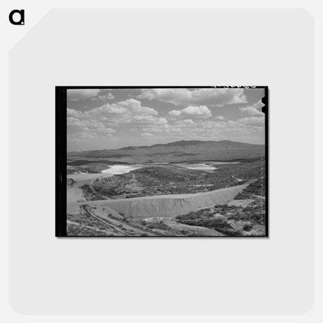 アートポストカード-Copper Tailings, Morenci
 - ラッセル リー Postcard.