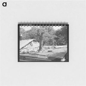 アートメモ帳-Shack Roof Detail
 - ラッセル リー Memo.