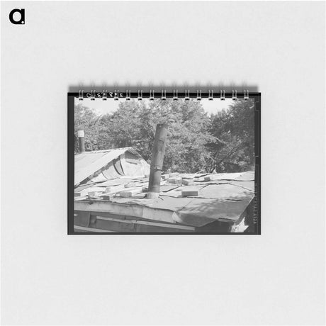 アートメモ帳-Shack Roof Detail
 - ラッセル リー Memo.