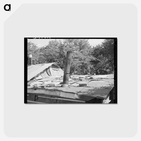 アートポストカード-Shack Roof Detail
 - ラッセル リー Postcard.
