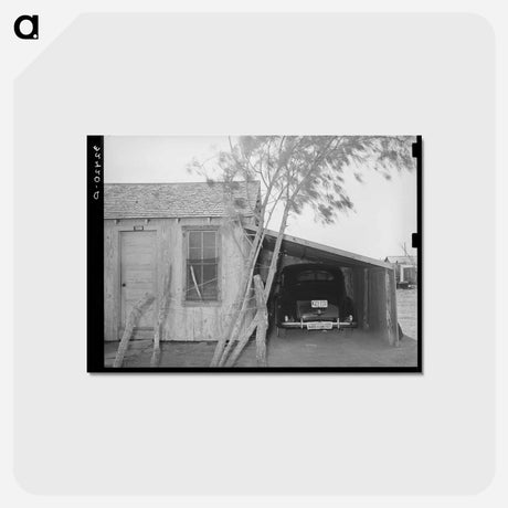 アートポストカード-Mexican Home, Crystal City
 - ラッセル リー Postcard.