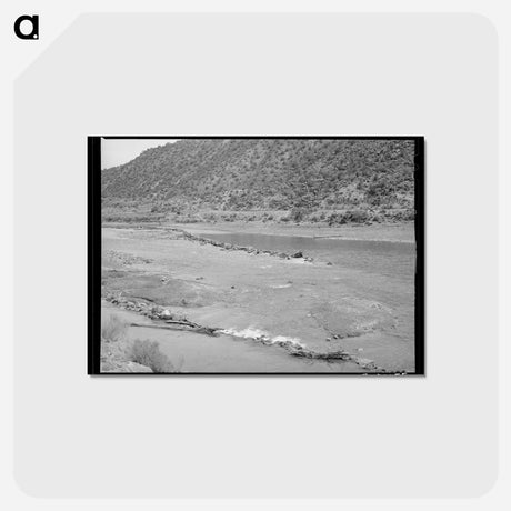 アートポストカード-Rio Grande Diversion Dam
 - ラッセル リー Postcard.