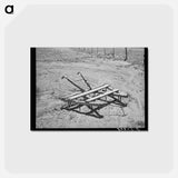 アートポストカード-Homemade Harrow
 - ラッセル リー Postcard.