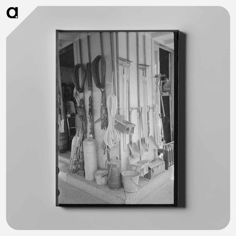 アートパネル-Gardening Tools, San Antonio
 - ラッセル リー Canvas.